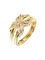 L'oro bianco di Diamond Rings 0.24ct 14K dell'oro di XO 18K ha riempito
