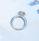anelli di fidanzamento del mazzo di Diamond Rings 2.9g Edwardian dell'oro di 0.5ct 0.28ct 18K