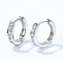 Oro semplice Diamond Earrings 2.3g di OL 18K a tre colori CONTRO chiarezza